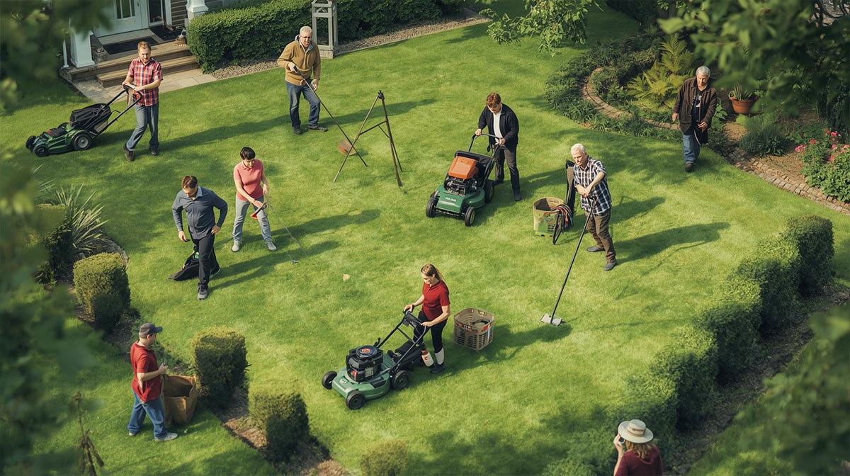 Serviceleistungen am Hausenhof Unsere Gartenwerkstatt am Hausenhof baut Biogemüse an und bietet Tätigkeiten rund um die Anlagenpflege an