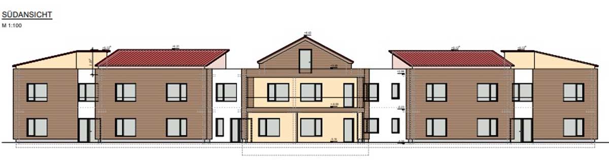 Das neue Haus am Hausenhof: Chrysopras - Hier eine Architektenskizze