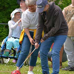 Sport wird sowohl von den Bewohnern, als auch den Mitarbeitern gerne praktiziert