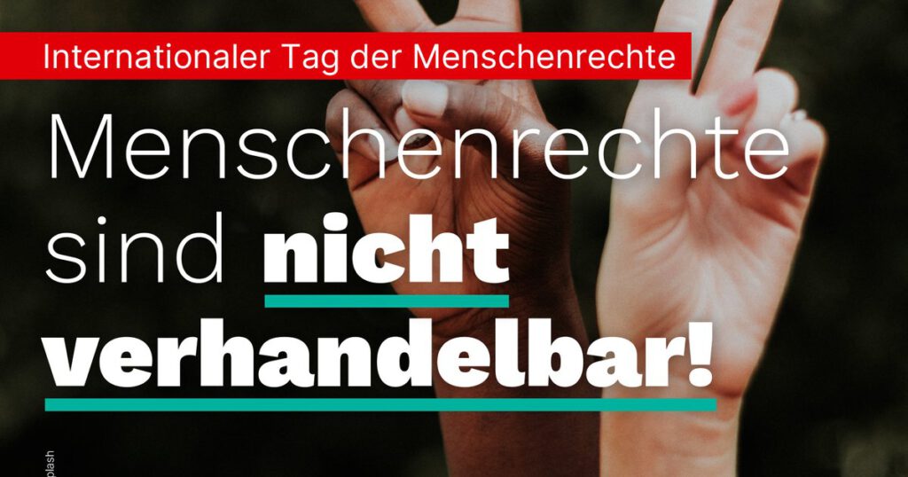 Menschenrechte sind nicht verhandelbar