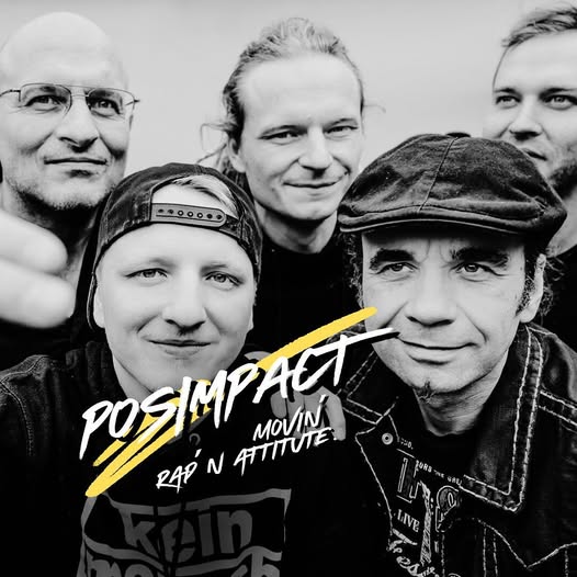 5 Bandmitglieder der Gruppe PosImpact