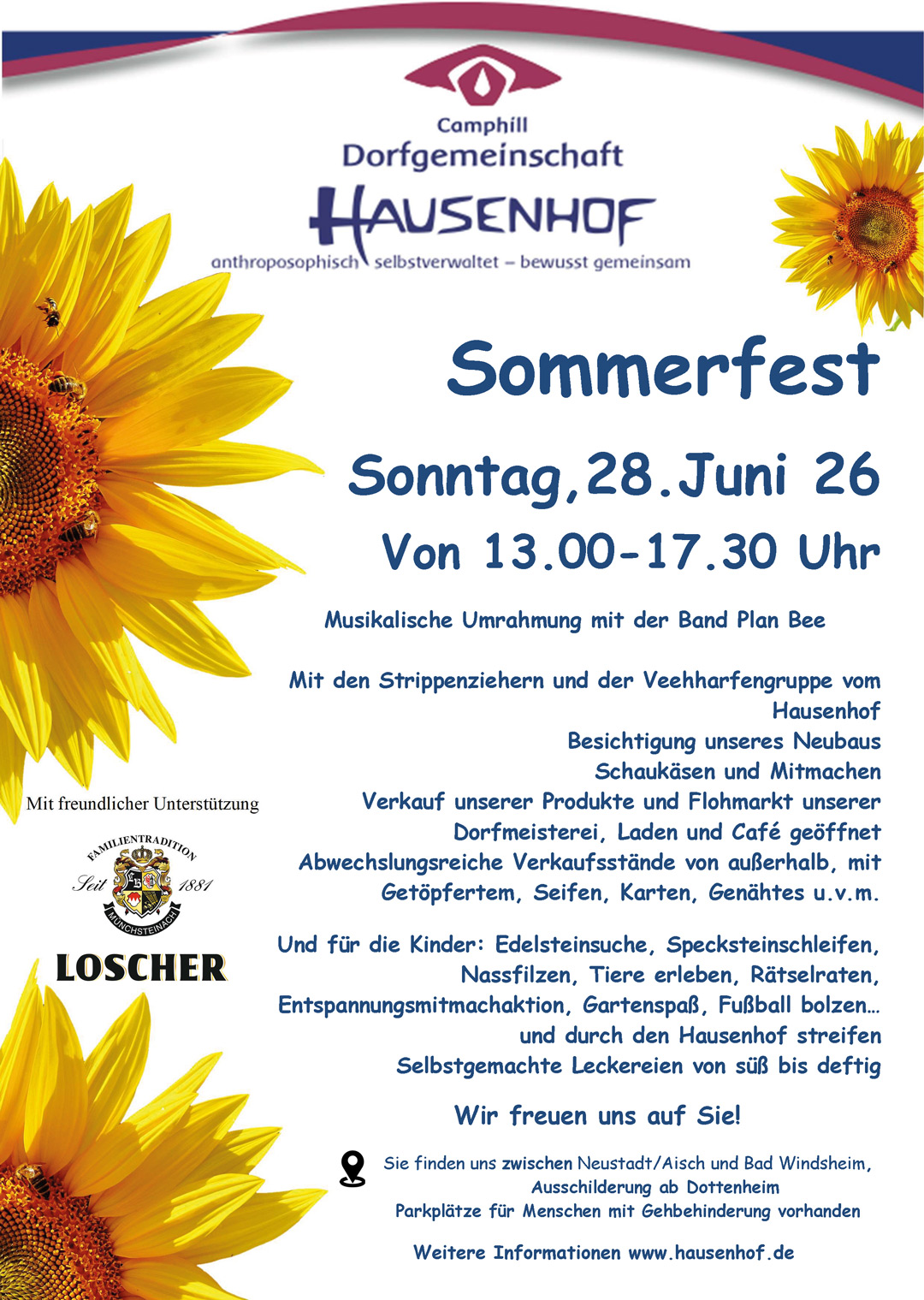 sommerfest flyer 2026